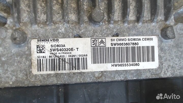 Блок управления двигателем Lancia Phedra, 2006