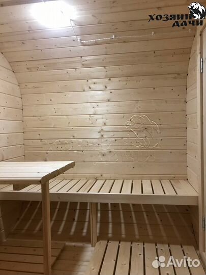 Баня квадро бочка 4 метра