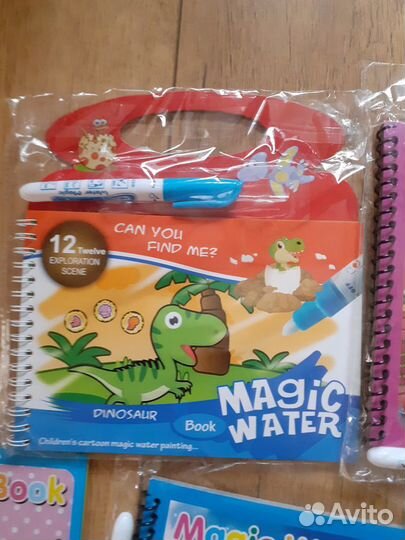 Водная раскраска (книжка+фломастер)