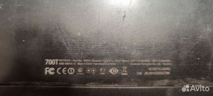 Samsung xe700t1c i5 ssd WiFi+Cellular