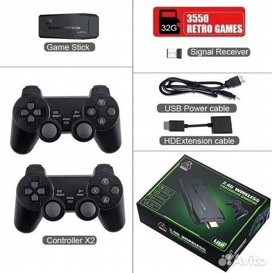 Игровая приставка 64 Г 3 в 1