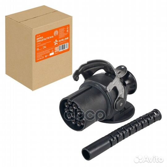 Вилка прицепа/тягача 24В 15 контактов пластик A