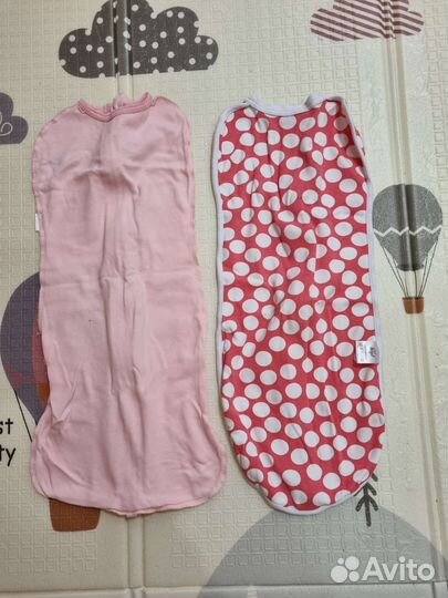 Пеленка-кокон на замке 56-62 и 62-68. Цена за оба