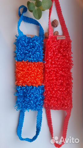 Мочалки ручной вязки