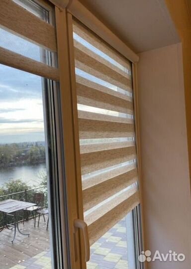 Рулонные шторы блэкаут в коробе V3465