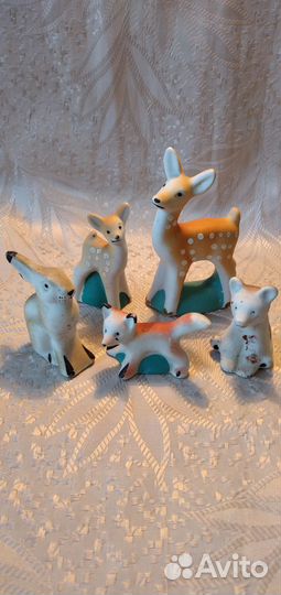 Фигурки-СССР.фарфор,керамика,дерево.Музыка ветра