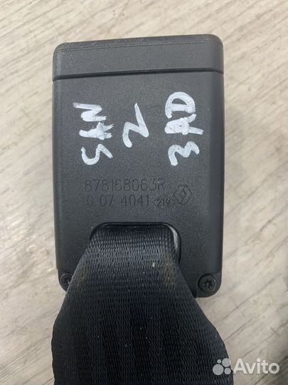 Ответная часть ремня безопасности Renault sandero