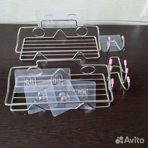 Полки с крючками на липучке