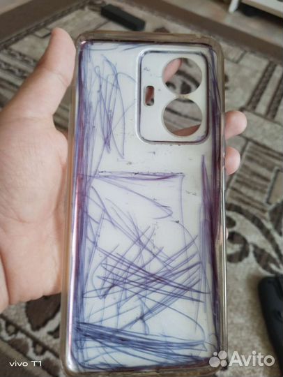 Чехол из покрашенный старый