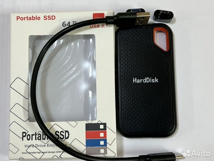 Портативный жесткий диск USB на 64000 Гб