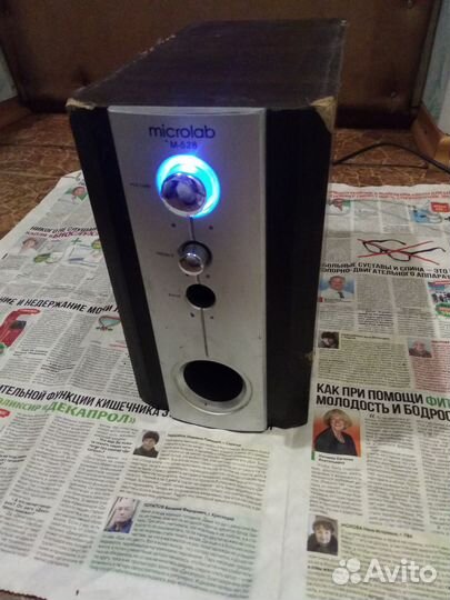 Microlab M-528 сабвуфер Dialog W-3000 на запчасти