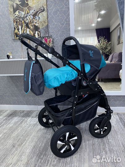 Коляска 3 в 1 Verdi Sonic (отл.сост)доставка