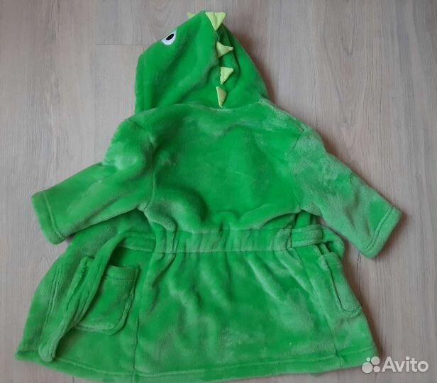 Детский плюшевый халат на 1-3 года