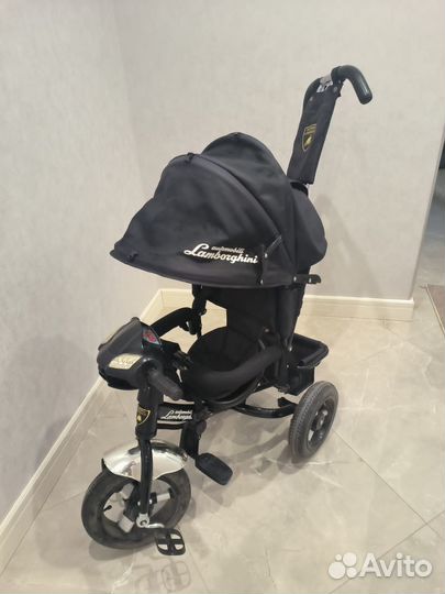 Детский трехколесный велосипед lamborghini