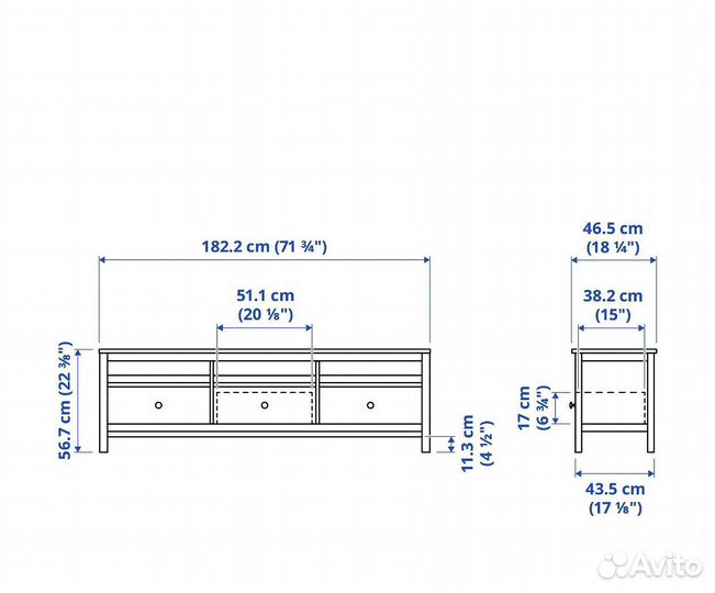 Тумба под тв IKEA новая