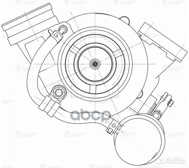 LAT 0342 турбокомпрессор паз Вектор Next дв. Я