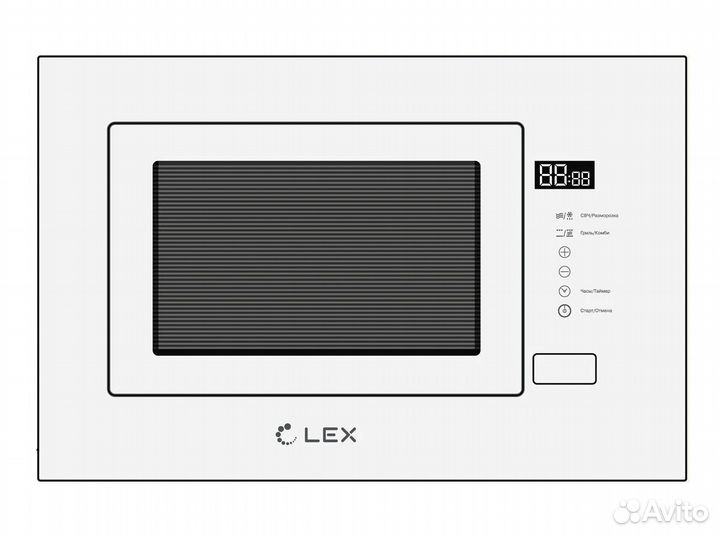 Новая встраиваемая микроволновая печь Lex