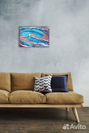 Картина флюид арт Абстракция