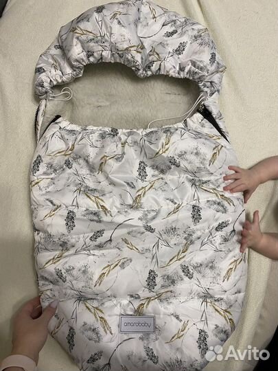 Зимний конверт в коляску