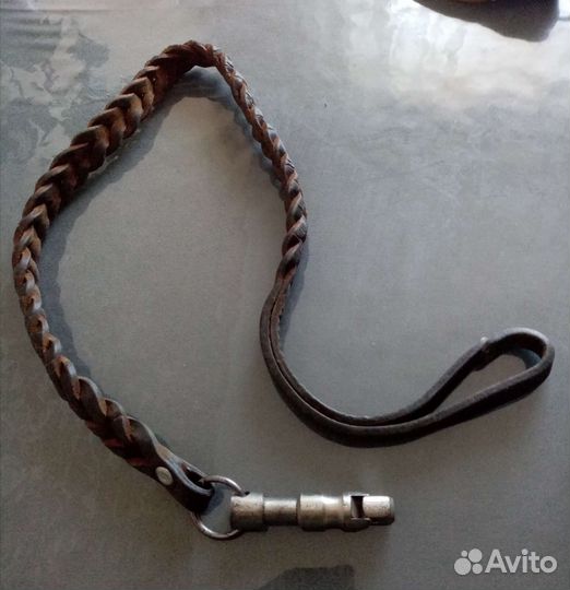 Поводок, ошейник, кожа. Пуходер для собаки