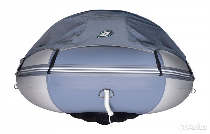 Надувная лодка gladiator E420PRO белый/серый