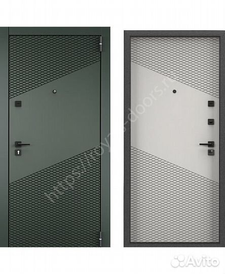 Современная металлическая дверь