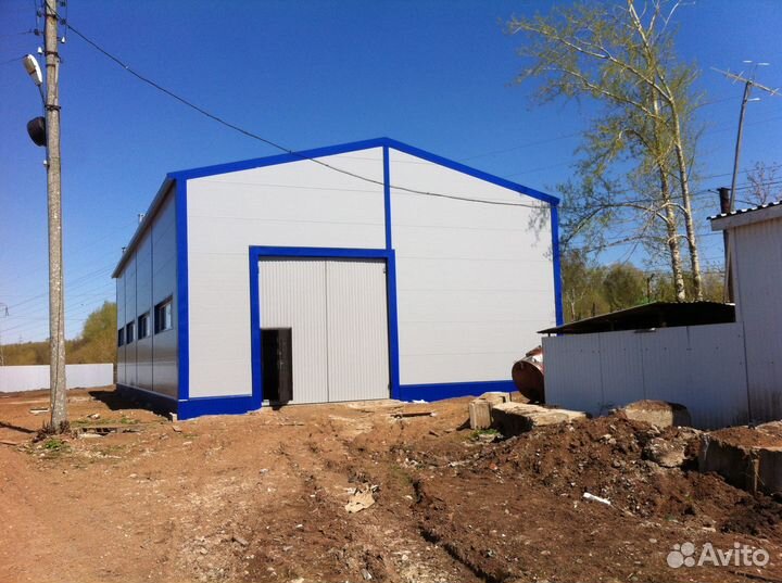 Быстровозводимые ангары из сэндвич панелей