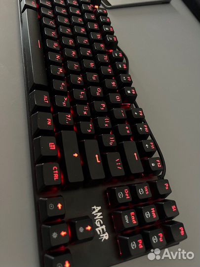 Игровая механическая клавиатура dexp Anger TKL