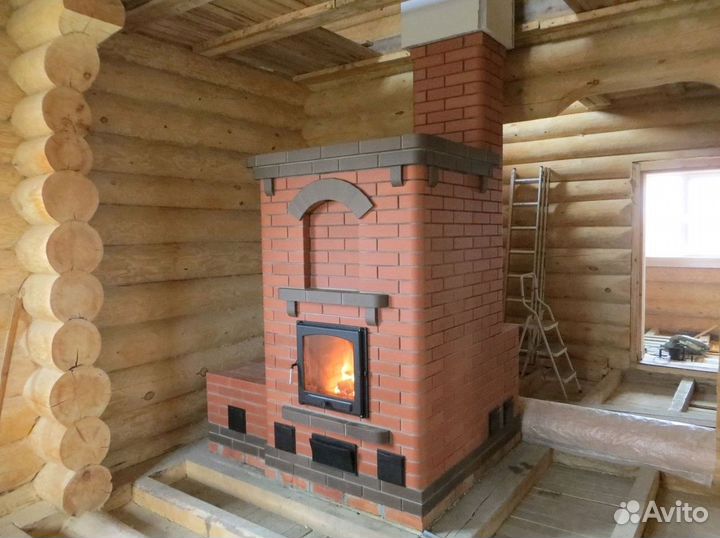 Печи камины из кирпича