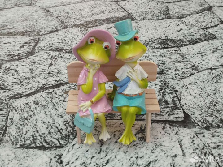 Коллекция лягушек, материал полистоун