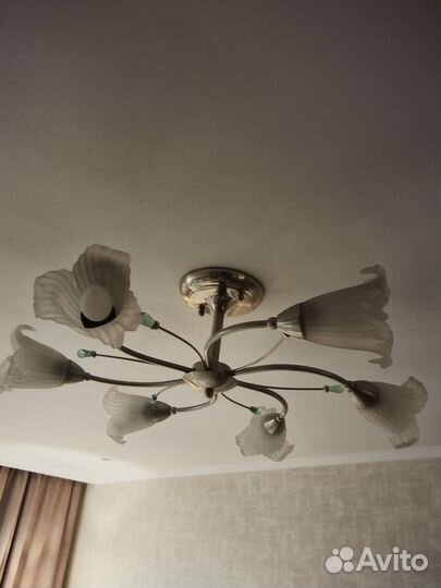 Люстра потолочная бу