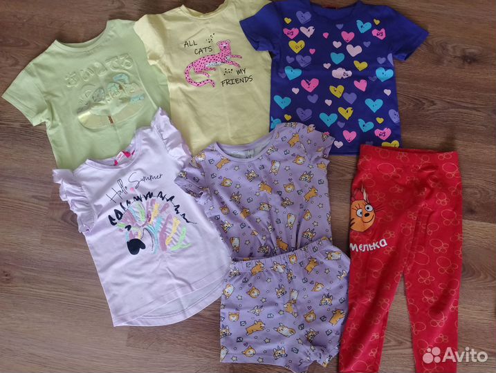 Вещи пакетом для девочки 110