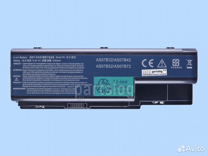 Аккумулятор для Acer AS07B32 14.8V 5200mAh 76Wh