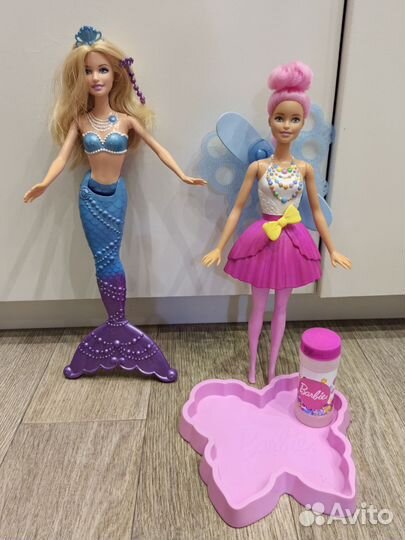 Барби с мыльными пузырями