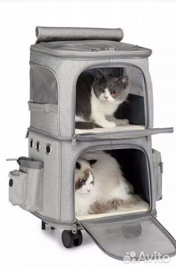 Кошачья переноска двойная
