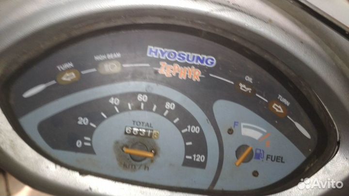 Запчасти от скутера Hyosung zephyr