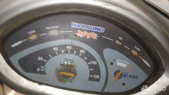 Запчасти от скутера Hyosung zephyr