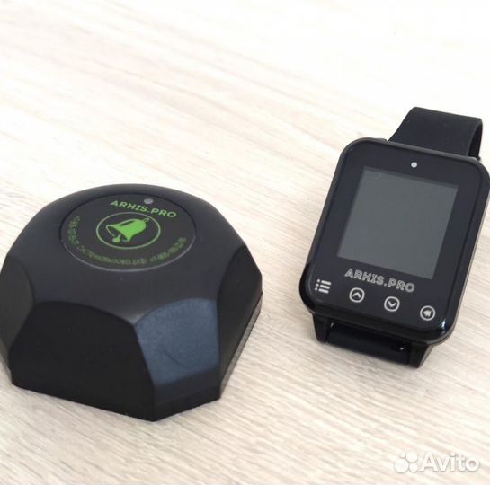 Кнопка вызова модель Бургер и пейджер на руку