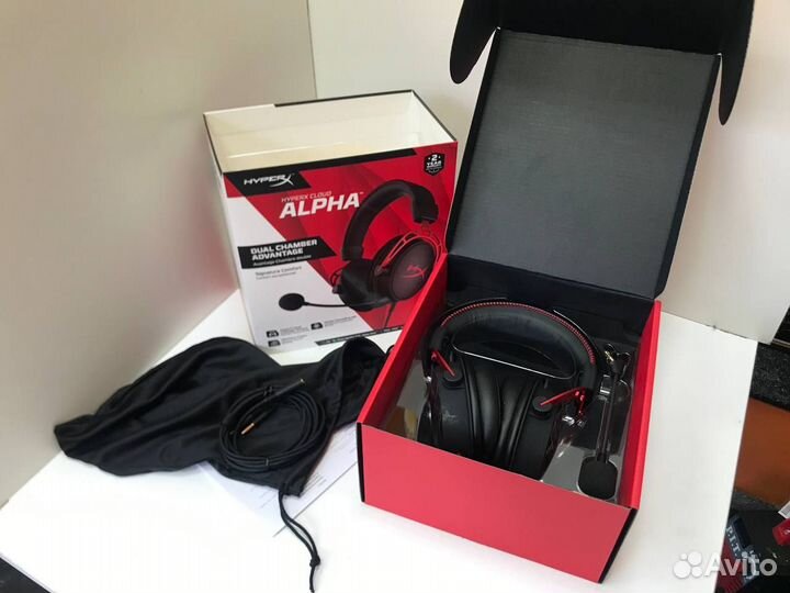 Наушники Проводные Накладные HyperX Cloud Alpha