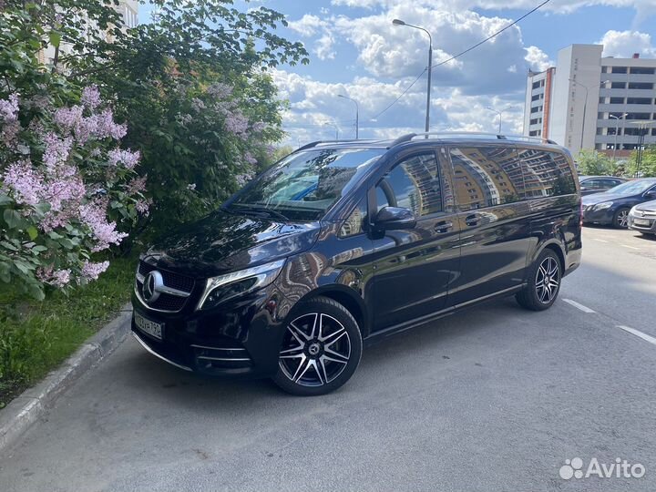 Аренда Мерседес V-Klass с водителем