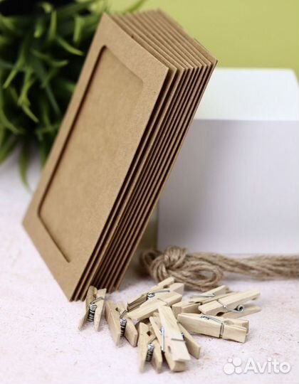 Фоторамка на стену гирлянда декор 15 шт