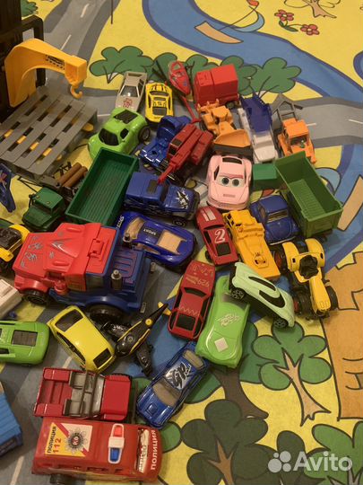 Машинки с ковриком