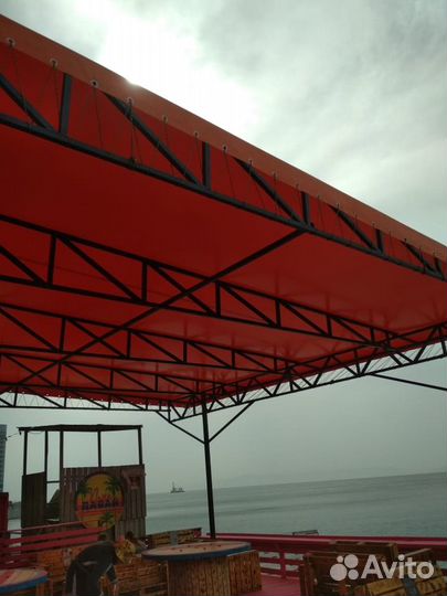 Шатер тентовый, навесы