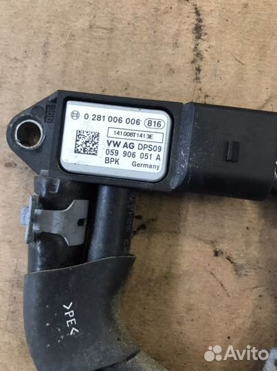 Датчик давления выхлоп. газов Порше Кайен 958(1291