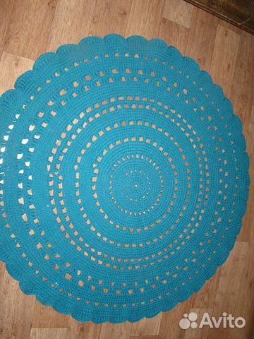 Ковер ручной работы из натуральных материалов