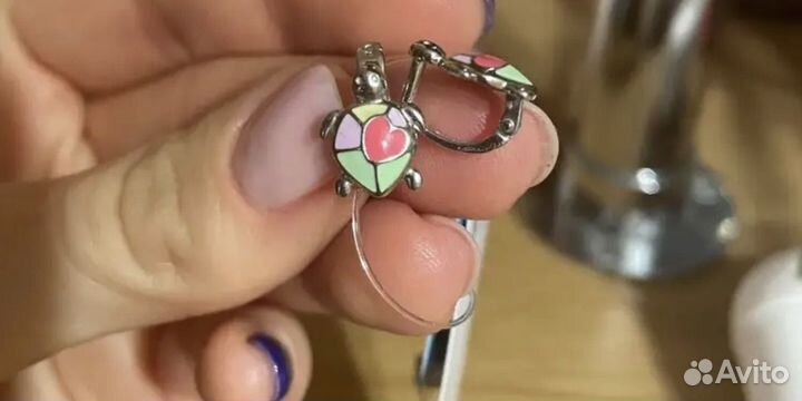 Серебряные серьги