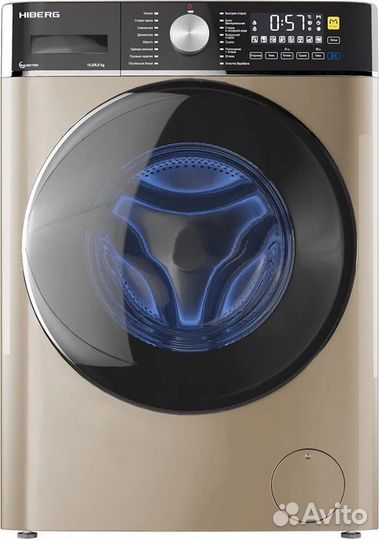 Стиральная машина с сушкой hiberg i-WMQ8 - 10614 G