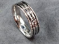 Серебряное кольцо мужское