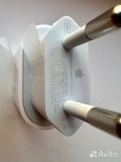Блок питания apple зарядка iPhone 20w