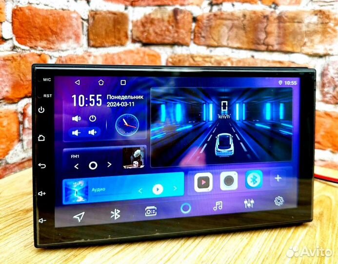 Android магнитола 3+32 Gb Pioneer SX4 выход 1din